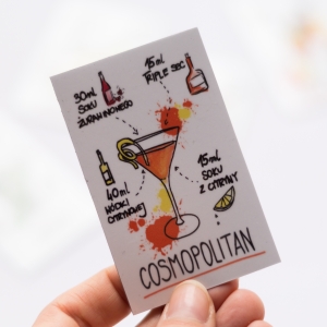 Magnesy na lodówkę "Drinki świata" (6 szt.)