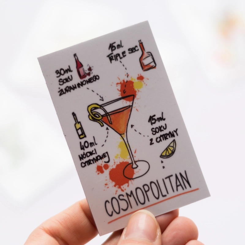 Magnesy na lodówkę "Drinki świata" (6 szt.)