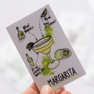 Magnesy na lodówkę "Drinki świata" (6 szt.)