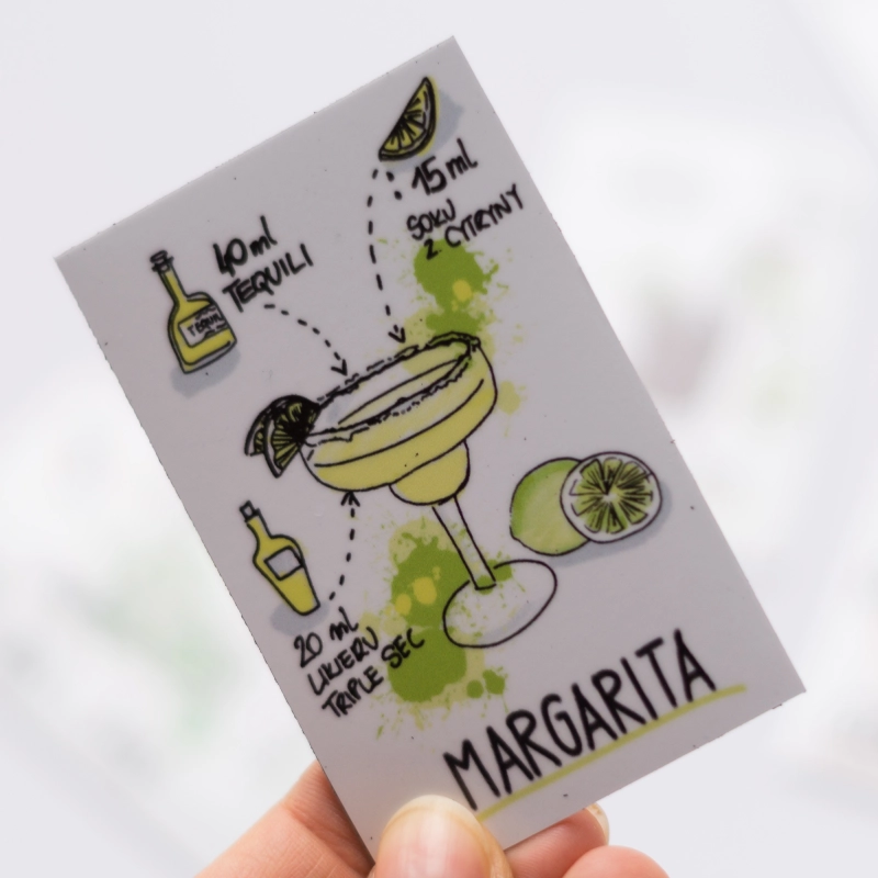 Magnesy na lodówkę "Drinki świata" (6 szt.)