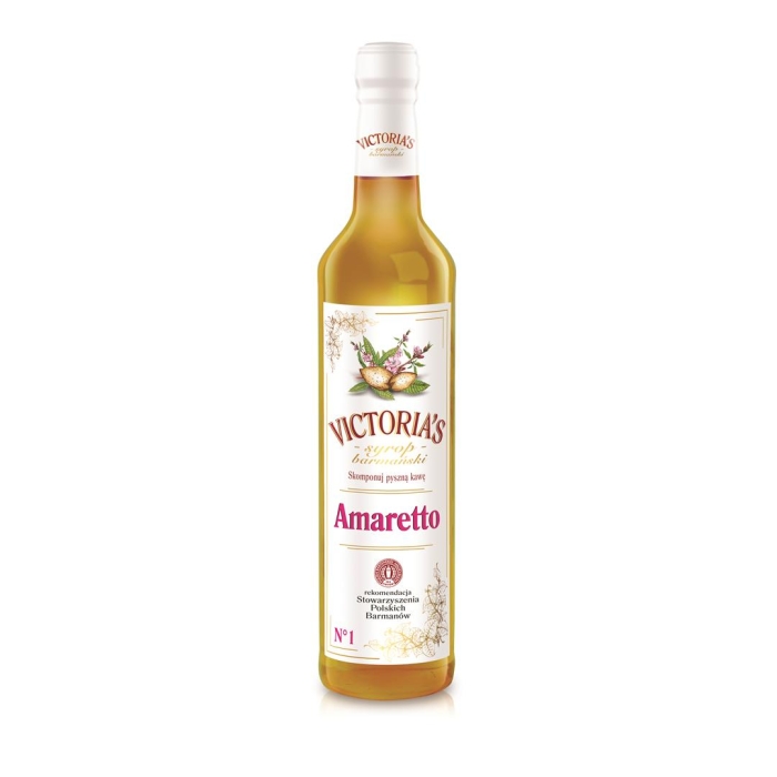 Syrop barmański, do drinków AMARETTO 490 ml