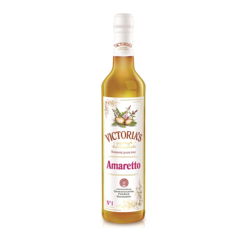Syrop barmański, do drinków AMARETTO 490 ml
