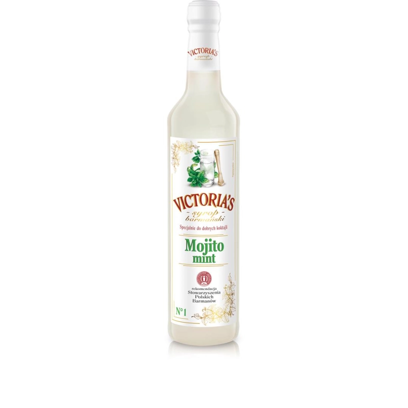 Syrop barmański, do drinków MOJITO MINT 490 ml