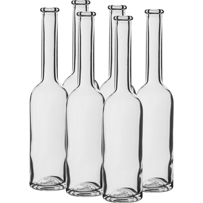 Butelki na nalewki 200 ml 6 szt. z korkami