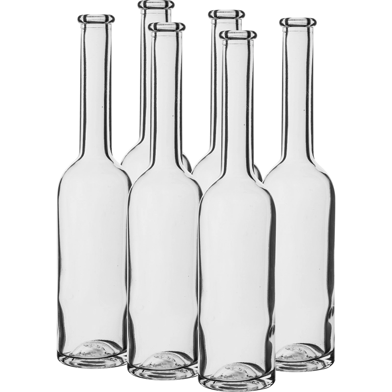 Butelki na nalewki 200 ml 6 szt. z korkami