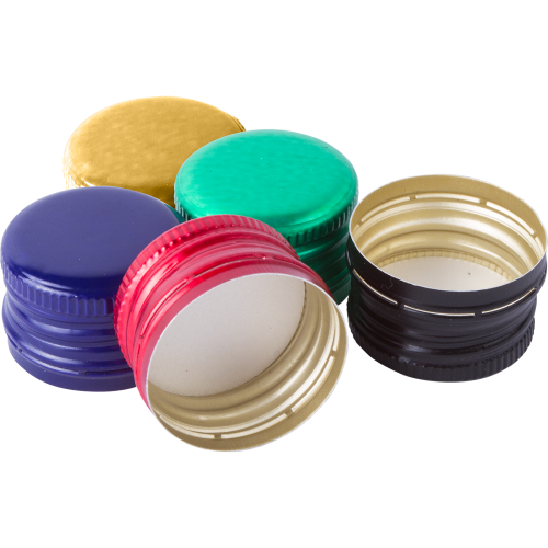 Zakrętki do butelek mix kolorów 100 szt. fi 28/18