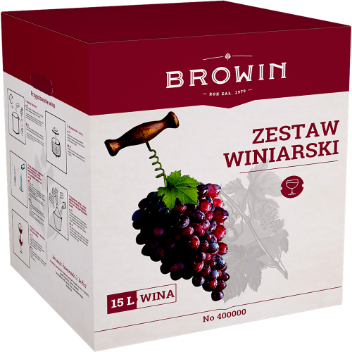 Zestaw do wina domowego II - 12 elementów