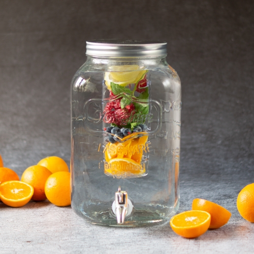 Słój z miejscem na owoce i kranikiem 7,6 l