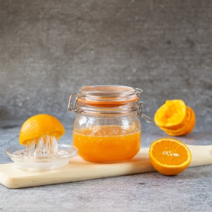 Wyciskacz do cytrusów szklany ze słojem 500 ml