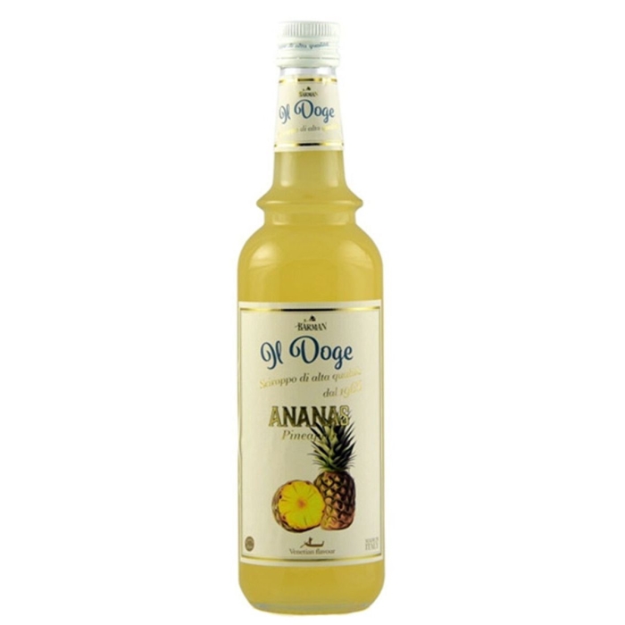 Syrop barmański, do drinków ANANAS 700 ml