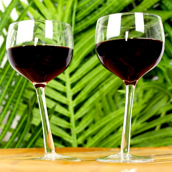 Zestaw Pochylone kieliszki do wina 2 szt. 300 ml