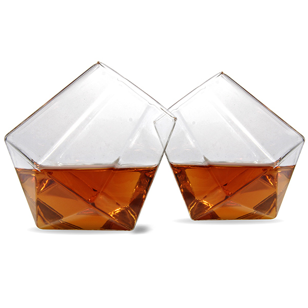 Zestaw 2 szklanki do whisky Diament w pudełku - 2 x 350 ml