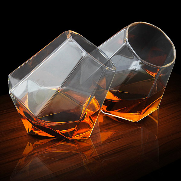 Zestaw 2 szklanki do whisky Diament w pudełku - 2 x 350 ml