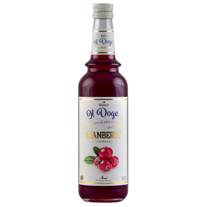 Syrop barmański, do drinków ŻURAWINA 700 ml