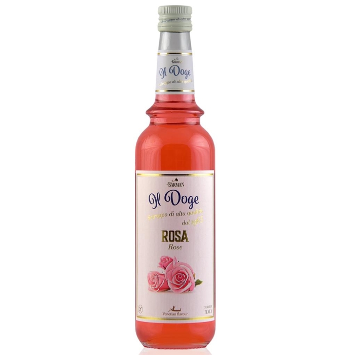 Syrop barmański, do drinków RÓŻA 700 ml