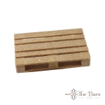 Taca do przekąsek Paleta 16x12 cm z drewna ekologicznego