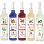 Zestaw 5 syropów Mojito Mint, Limonka, Blue Curacao, Grenadina, Cukrowy 490 ml x 5