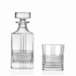 Zestaw karafka do whisky i szklanki do whisky 6 szt RCR Brillante