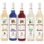 Zestaw 5 syropów Blue Curacao, Grenadina, Cukrowy, Wanilia, Mojito Mint 490 ml x 5