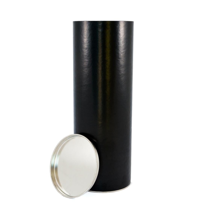 Pudełko prezentowe, pudełko na wino czarne, tuba elegancka 34x12 cm 5 szt