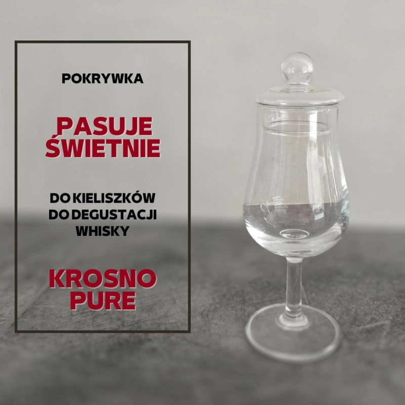 Pokrywka do kieliszka do degustacji whisky do Krosno Pure, Glencairn