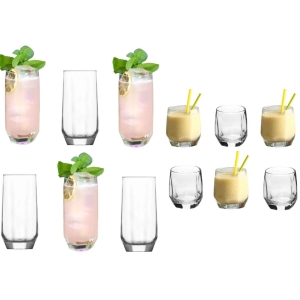 Szklanki do drinków i whisky 12 szklanek: 6 wysokich i 6 niskich