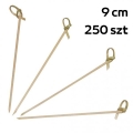 Patyczki do koreczków, drinków, bambusowe supeł 9 cm 250 sztuk