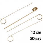 Patyczki do koreczków, drinków, bambusowe kółko 12 cm 50 sztuk