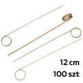 Patyczki do koreczków, drinków, bambusowe kółko 12 cm 100 sztuk