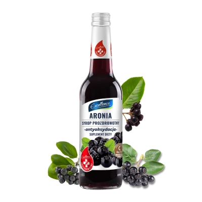 Syrop ARONIOWY 320 ml ANTYOKSYDACJA z WITAMINĄ C