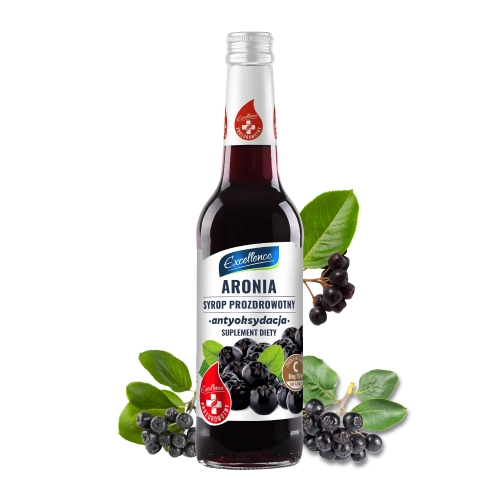 Syrop ARONIOWY 320 ml ANTYOKSYDACJA z WITAMINĄ C