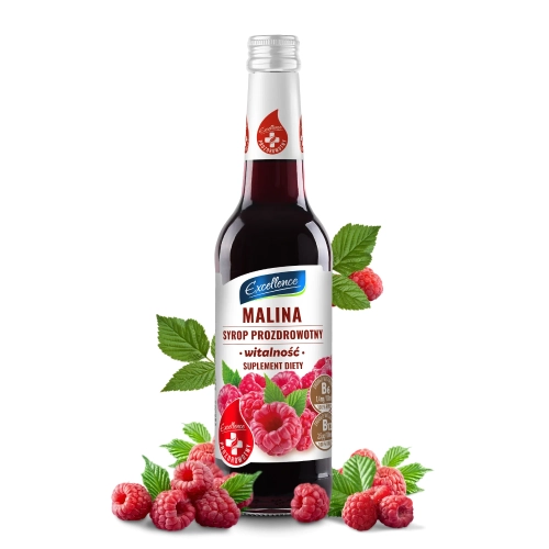Syrop MALINOWY 320 ml WITALNOŚĆ z WITAMINAMI B6 i B12