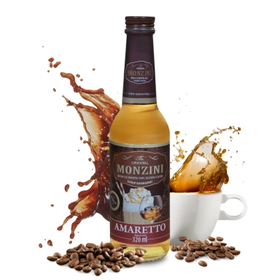 Syrop barmański do kawy AMARETTO 320 ml