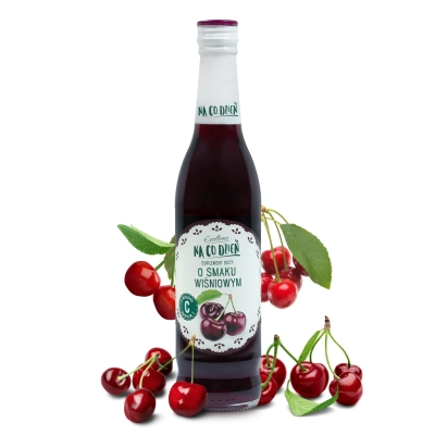 Syrop o smaku WIŚNIOWYM 430 ml z WITAMINĄ C