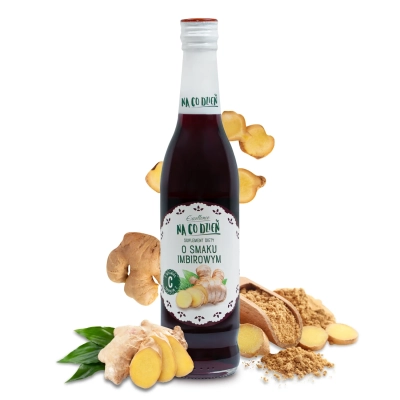 Syrop o smaku IMBIROWYM 430 ml z WITAMINĄ C