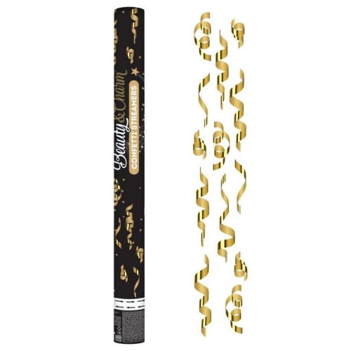 Konfetti serpentyny złote 60 cm
