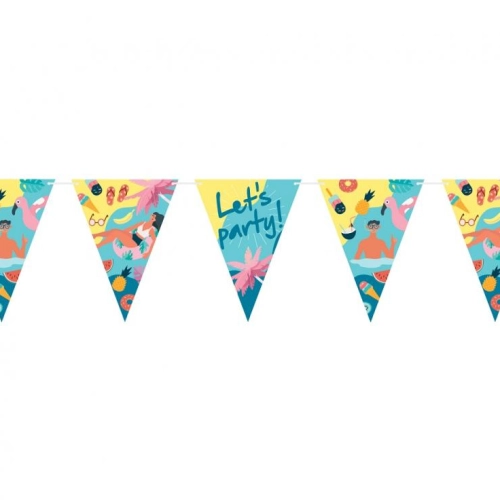 Girlanda Lato Plaża flagi 270 cm