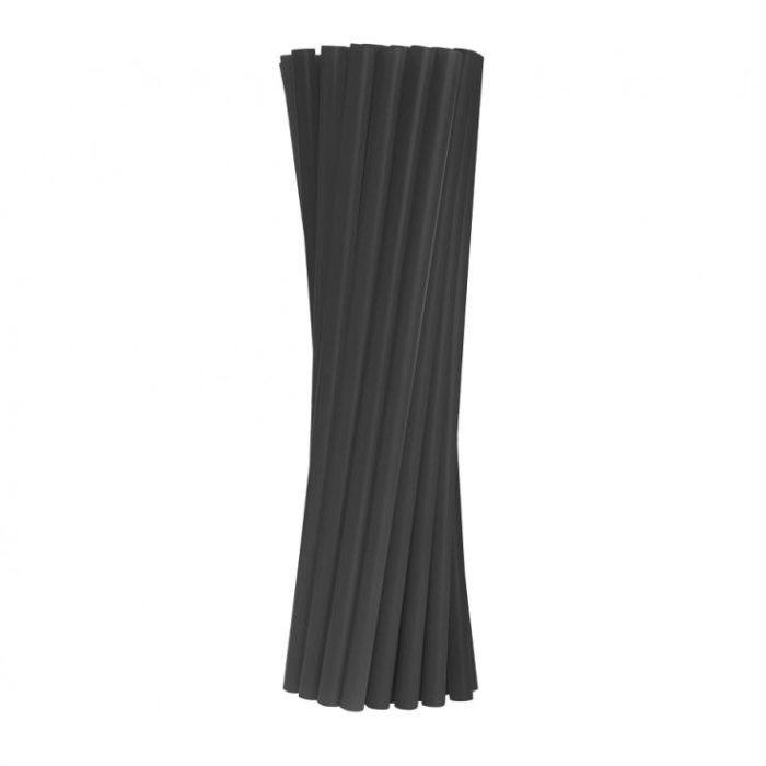 Słomki do picia wielorazowe czarne 250 szt 9x240 mm