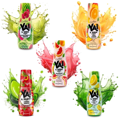 Zestaw 5 syropów do saturatora bez cukru OWOCOWE