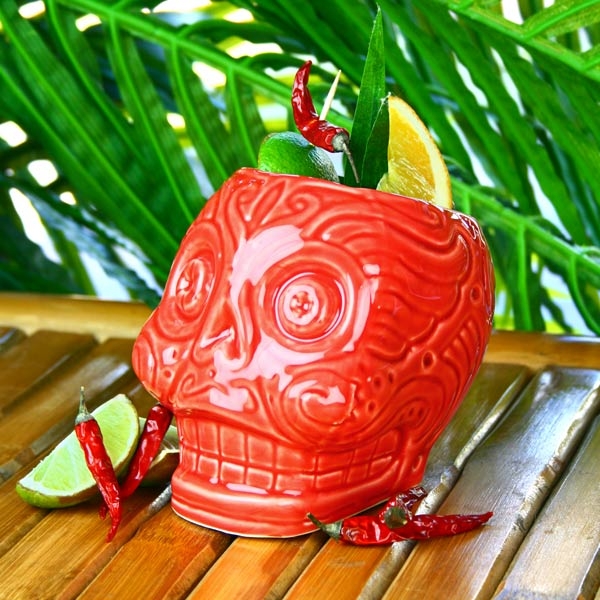 Kubek Tiki Czerwona Czaszka 500 ml